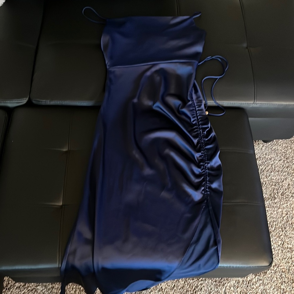 Long dress split on side